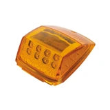 United Pacific 39527UP 17 LED Reflector Square Cab Light – Amber LED / Amber Lens