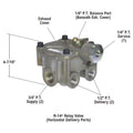 Techtran R14 Relay Valve-TV103010