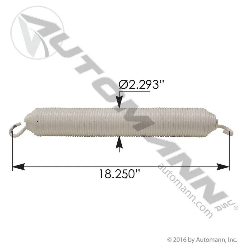 Automann 104.7102 Hood Spring – Kenworth W900L, White Fiberglass Hood