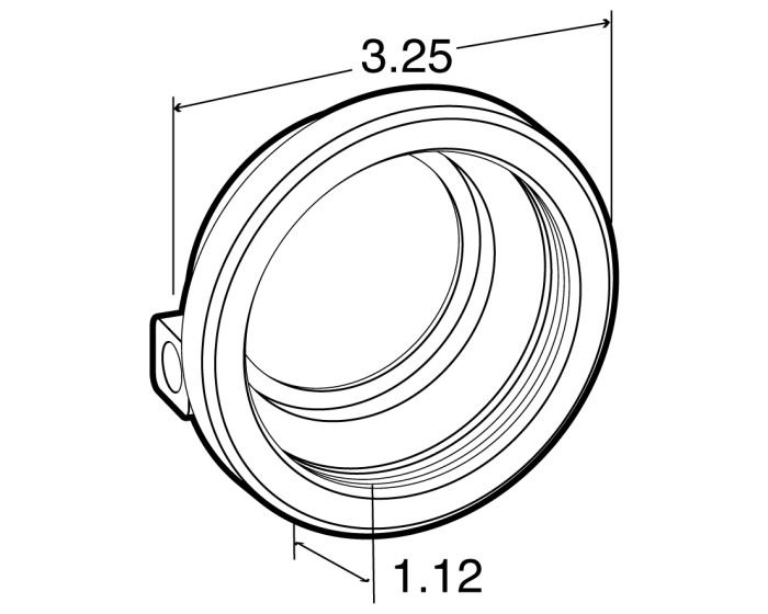 2.5" Bracket Mount and Grommet Kit- 10414
