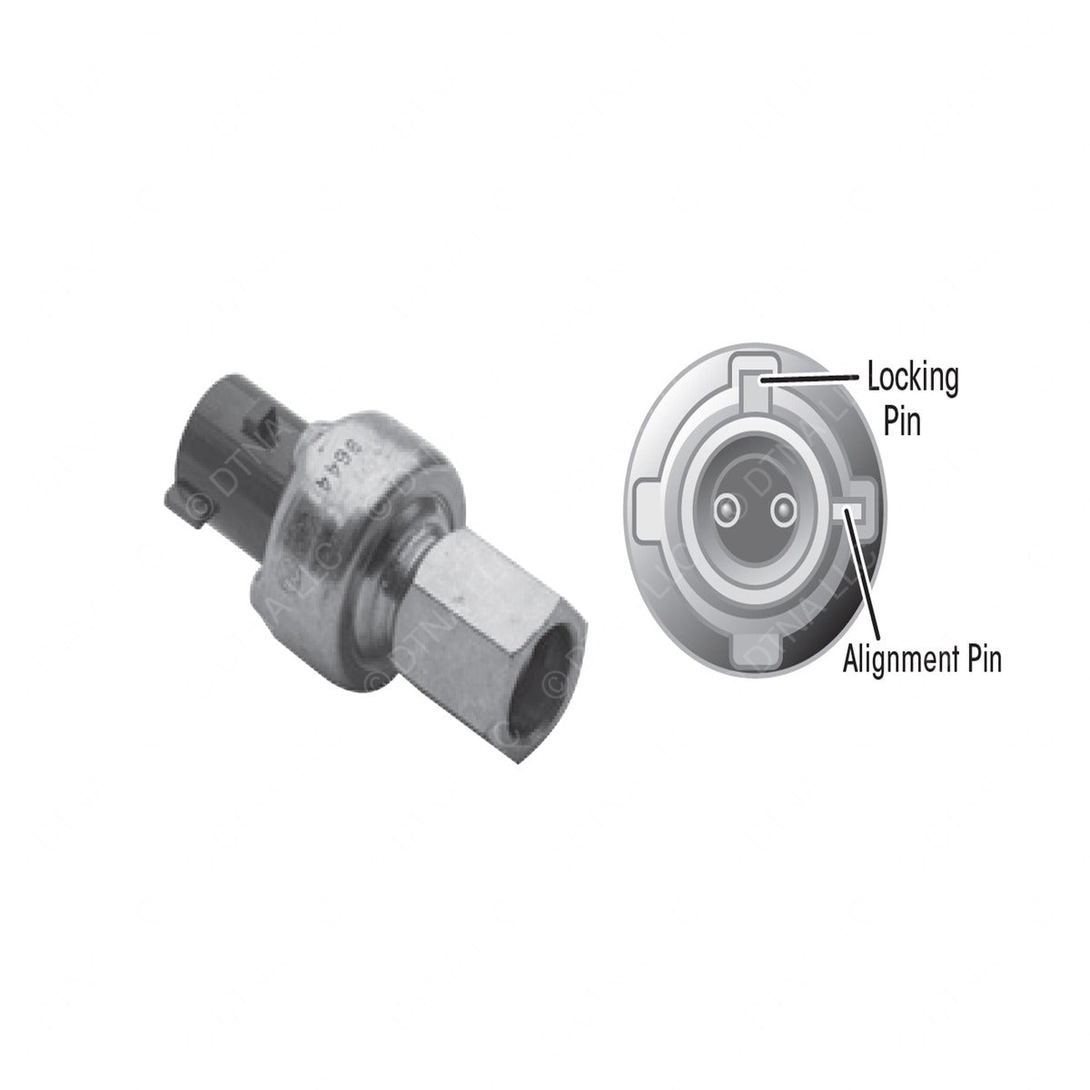 ABP/N83-318000- Freightliner High Pressure A/C Switch