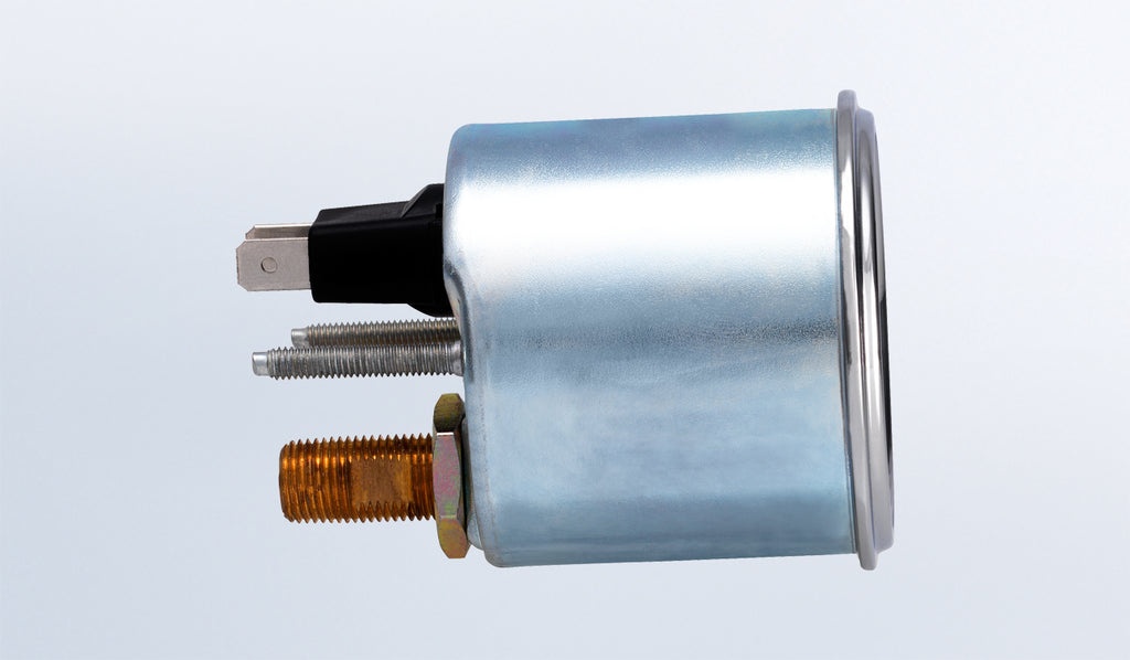 VDO 150-3061 Series 1 2-1/16" 150 PSI Mechanical Oil Pressure Gauge with Tubing Kit
