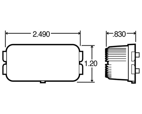 15 Series Incandescent License Light- 15208