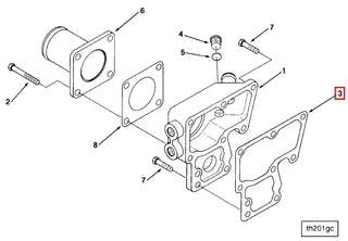 3893774- Cummins Thermostat Housing Gasket