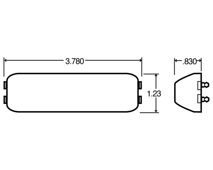19 Series Incandescent License Light- 19206