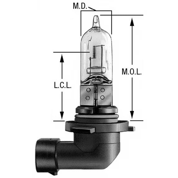 Wagner 9005 HB3 65W Halogen Headlight Bulb 12.8V