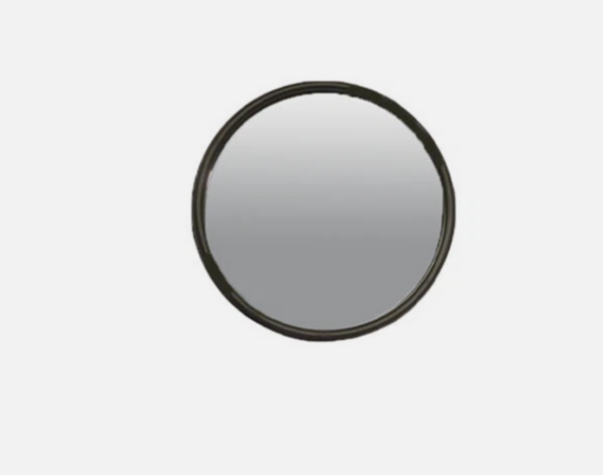 Automann 563.9005 Convex Truck Mirror with Bracket – 8.5-Inch Offset Stud