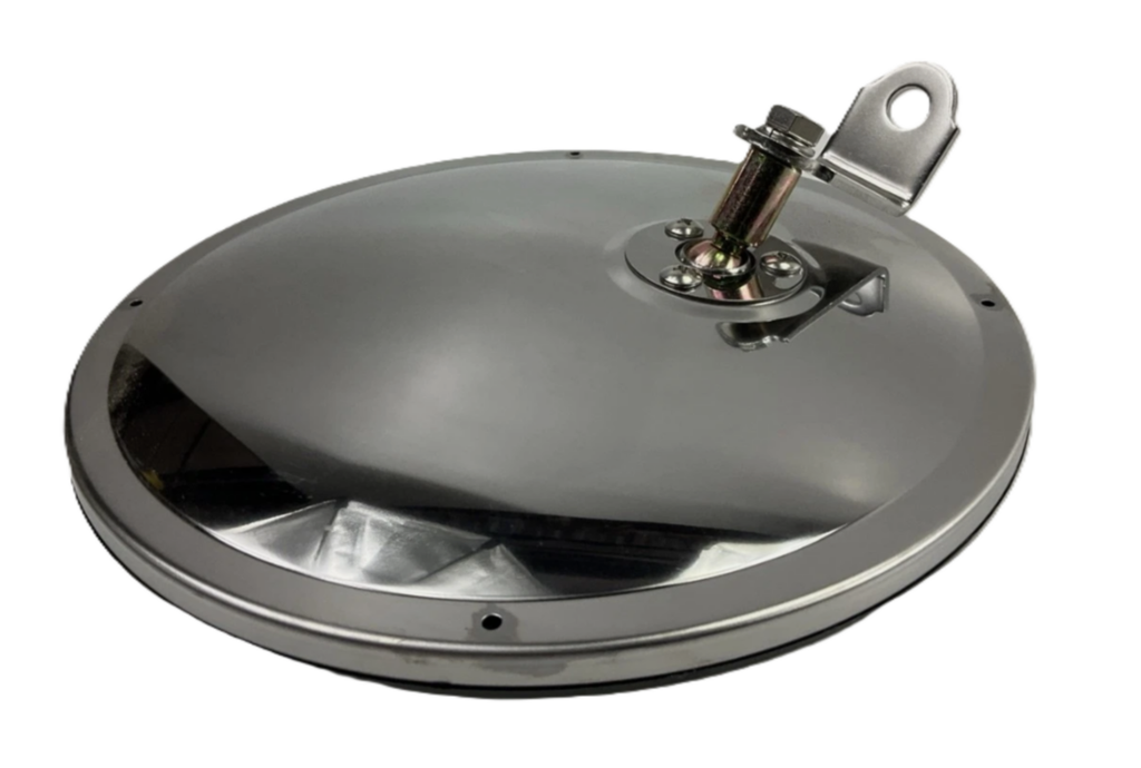 Automann 563.9005 Convex Truck Mirror with Bracket – 8.5-Inch Offset Stud