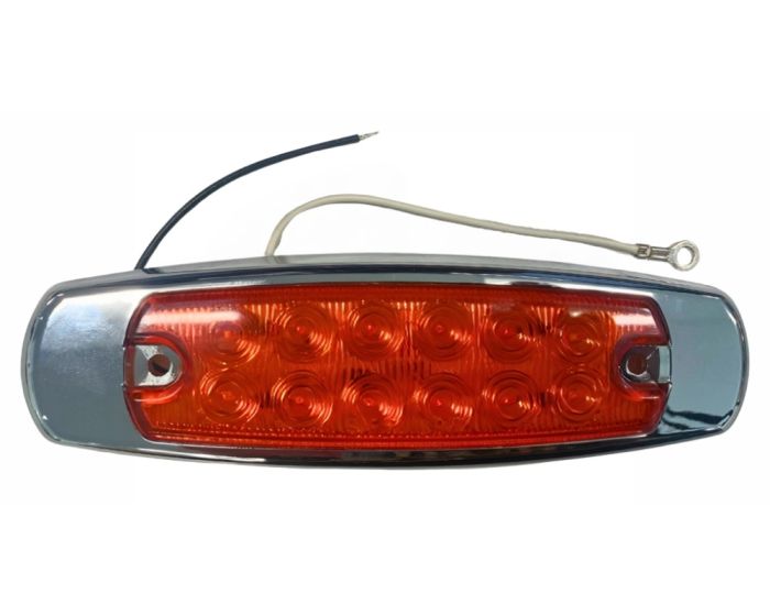 Red Rectangular LED Marker Light- 2673