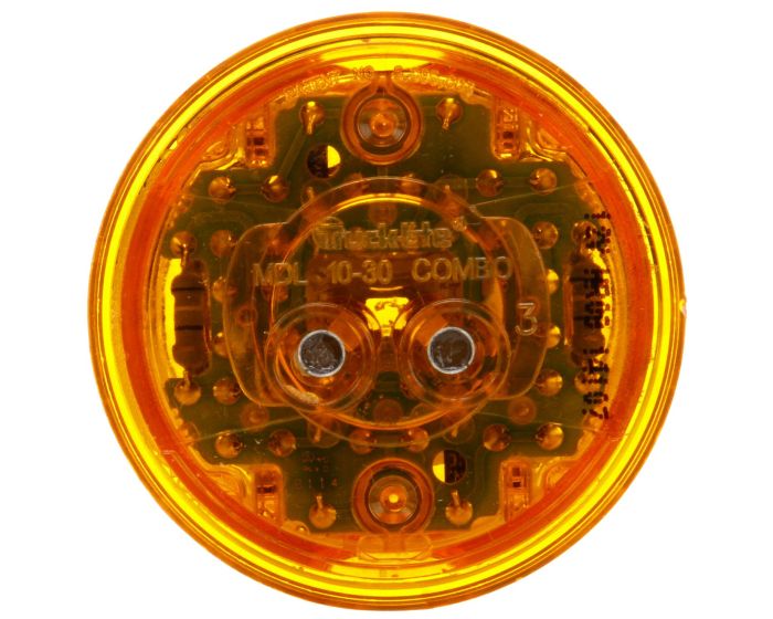 30275Y- 2" Amber Round LED Clearance Light