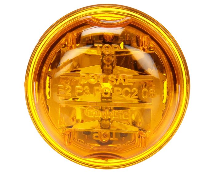 30275Y- 2" Amber Round LED Clearance Light