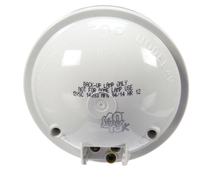 40244- 4" Incandescent Clear Round Back-Up Light
