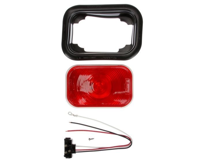 45002R- Red Incandescent Stop/Turn/Tail Light with Grommet Mount