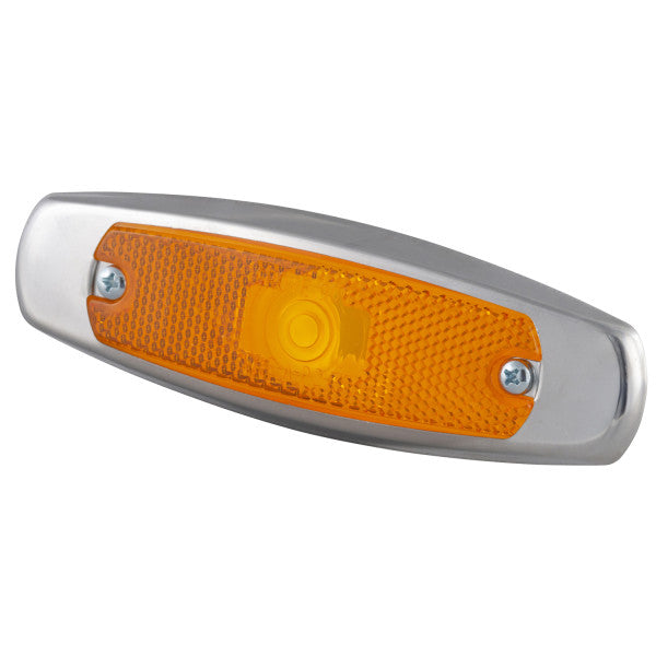 Amber Built-in Reflector w/ Bezel- 45663