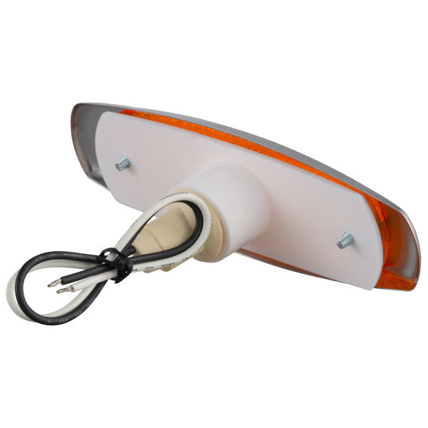 Amber Built-in Reflector w/ Bezel- 45663