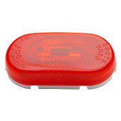 45932- Red Two-Bulb Oval Pigtail-Type Clearance Marker Lights
