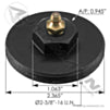 Automann 460.45P6 King Pin End Cap – GM 15651030 / 15651303 – Dana/Eaton 971370