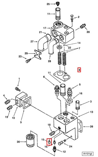 3040056- Cummins Thermostat Housing Gasket
