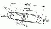 47253- Amber SuperNova Low-Profile LED Clearance Marker Lights
