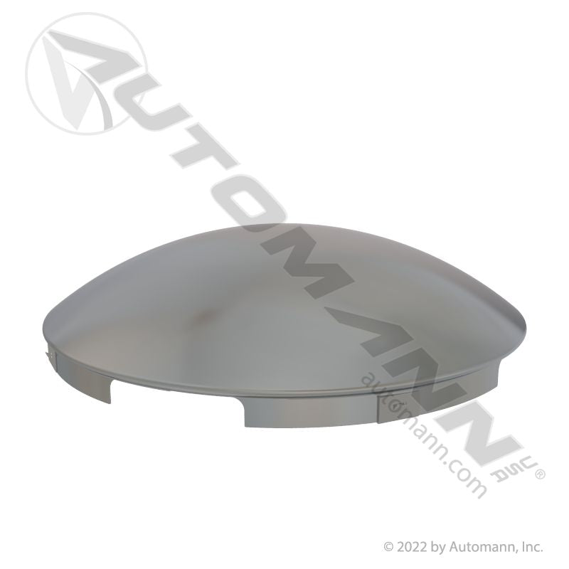 Automann 562.B1401SS Stainless Steel 4-Notch Front Hub Cap – 7/16" Lip