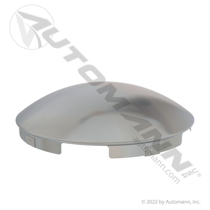 Automann 562.B1501SS-BP Stainless Steel Front Hub Cap – 5 Notch, 7/16" Lip