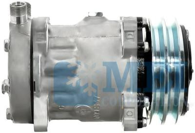 MEI 5363 A/C Compressor – Sanden SD7H15HD 12V R134a 125mm 2-Groove Clutch