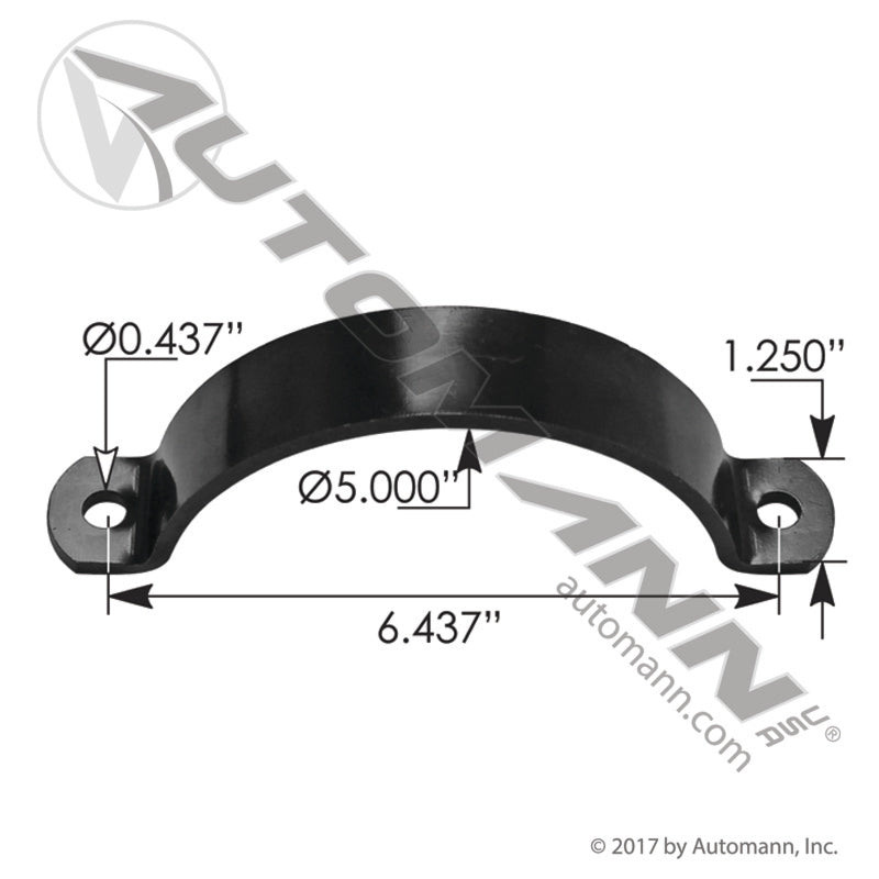 562.U75924- Peterbilt Exhaust Clamp