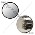 Automann 563.9004 8.5" Convex Stainless Steel Truck Mirror