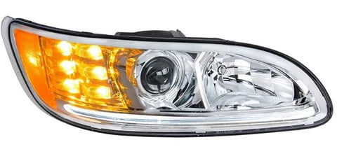 Automann 564.75099DC Right-Hand LED Projector Headlamp – Peterbilt 386/387