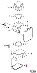 3083921- Cummins Intake Manifold Cover Gasket