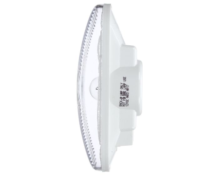 60004C- 6" Oval Clear Back Up Light w/ Grommet