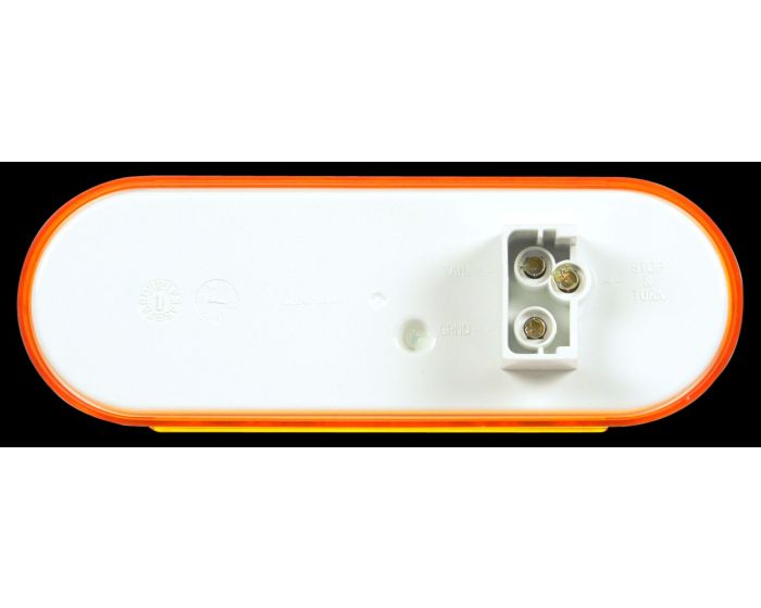 6" Oval LED Amber Front/Park/Turn Light- 6050A