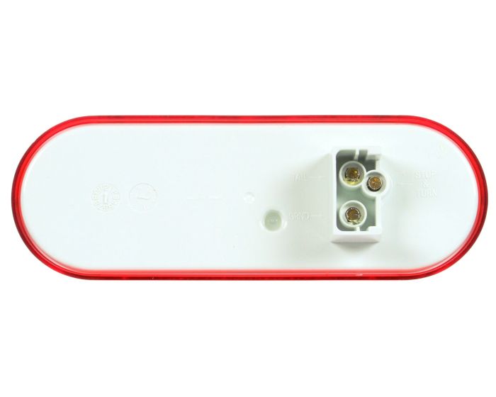 6" Oval Red LED Stop/Turn/Tail Light- 6050