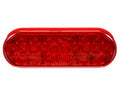 6" Oval Red LED Stop/Turn/Tail Light- 6050