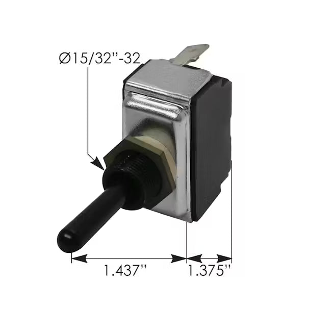 MPGS-22016- ON/OFF Toggle Switch 2 Pole