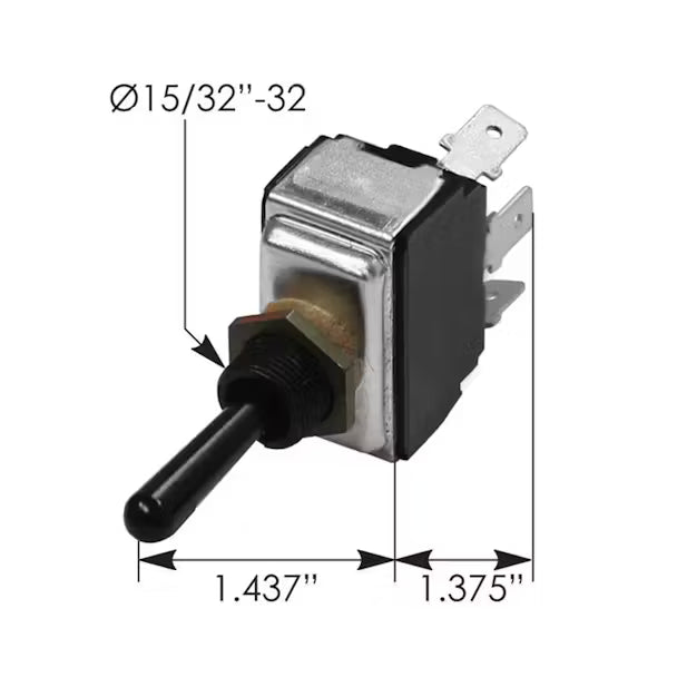 MPGS-29257- Momentary Double Throw Toggle Switch