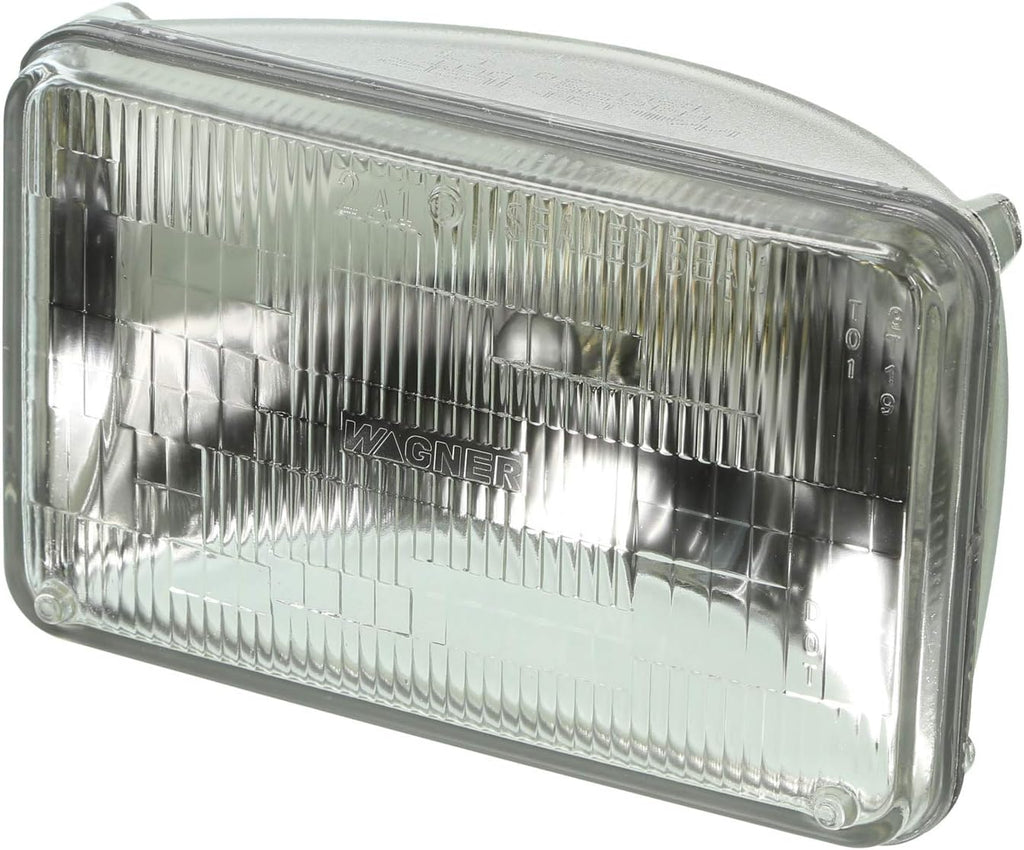Wagner H4656 Standard Halogen Sealed Beam Headlight Bulb – Rectangular 100 x 165 mm, 12.8V, 35W