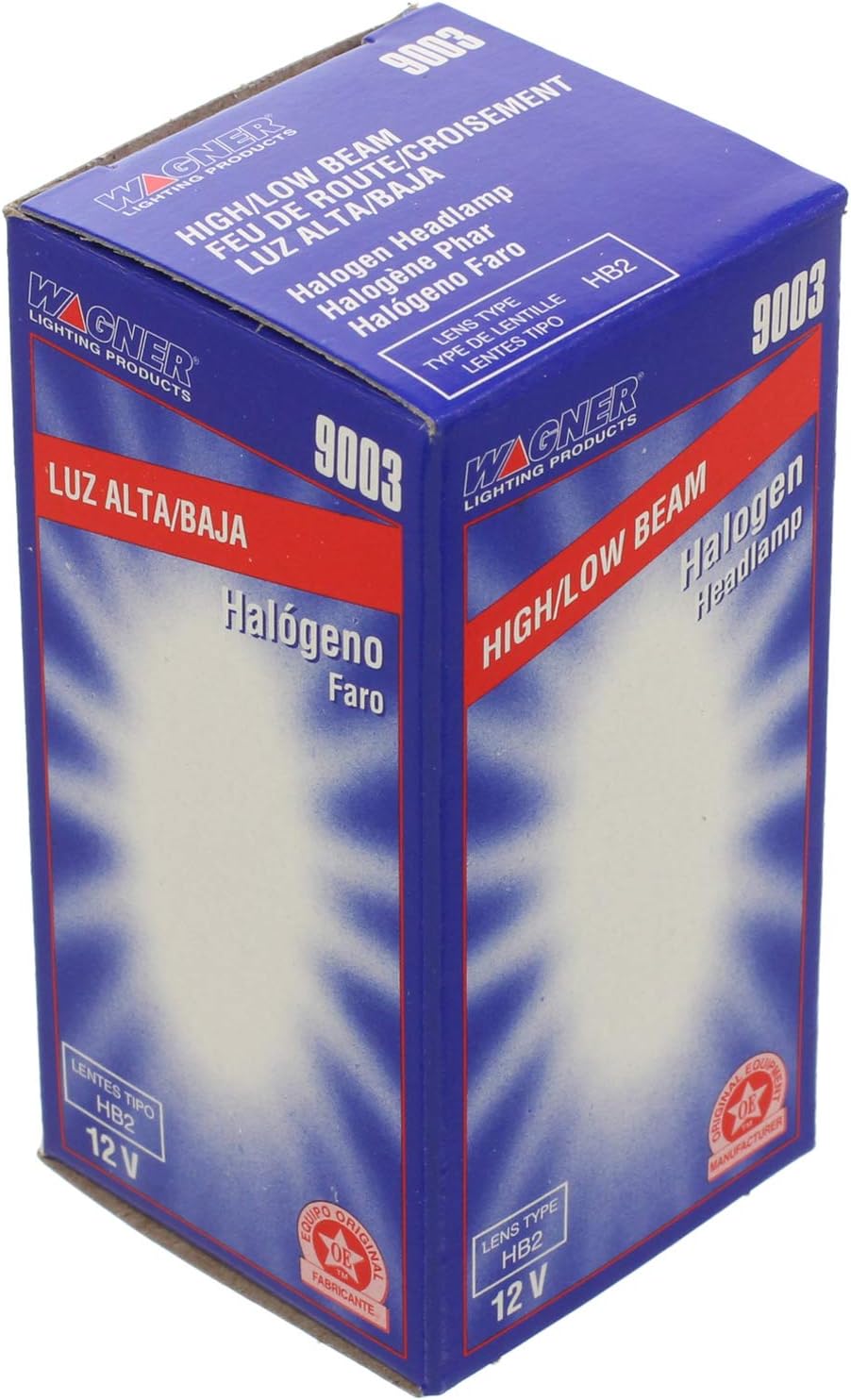 Wagner 9003 Standard Halogen Headlight Bulb – 12V 60/55W