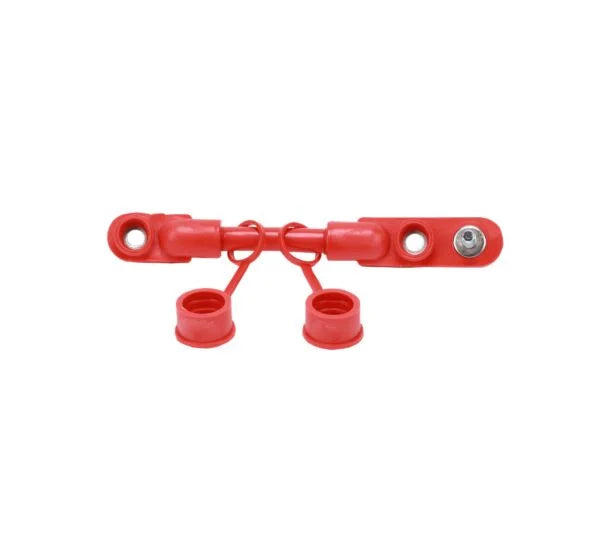 HDE BC207M2RWS Battery Cable – 2/0 Gauge Red Positive 7" Overmolded Battery Harness