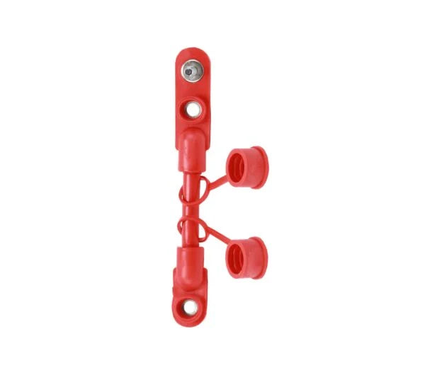 HDE BC207M2RWS Battery Cable – 2/0 Gauge Red Positive 7" Overmolded Battery Harness