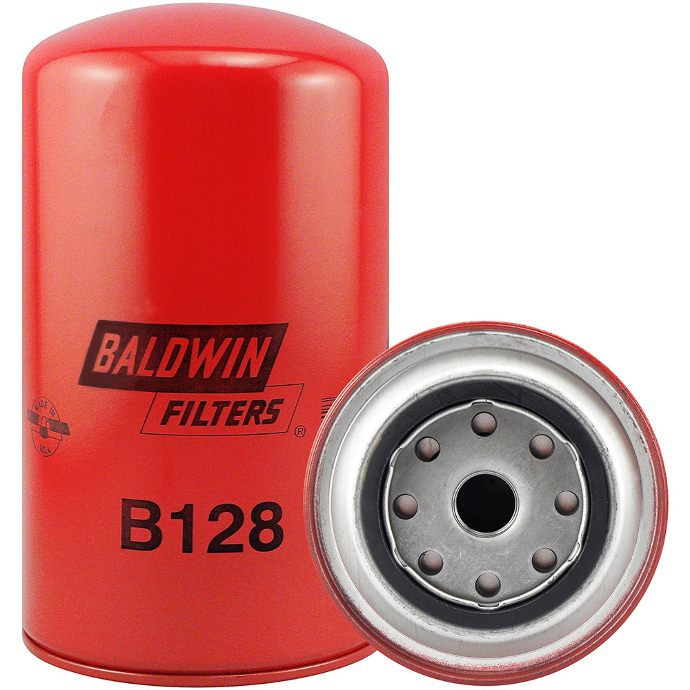 Baldwin B128 By-Pass Lube Spin-On Oil Filter – Thermo King Refrigeration Units – Replaces 11-3746, LF695, P553746, 51802