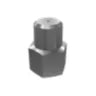 Caterpillar 5P-4837 Straight Orifice Adapter – 1/8" x 1/8" Hydraulic Fitting