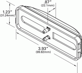 G1902- Red Hi Count 3-Diode LED Clearance Marker Lights