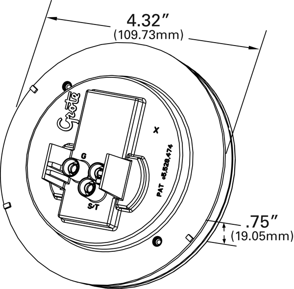 4" Hi Count LED Stop Tail Turn Lights- G4002