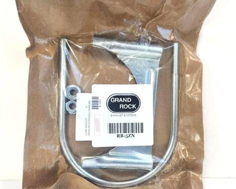 5" Round U-Bolt Single Saddle Exhaust Clamp – Zinc Plated – RB-5ZN