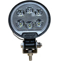 Maxxima MWL-28 Round 6 LED Work Light – 1,200 Lumens, 12/24VDC