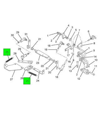 10454VA- International Navistar Throttle Return Spring