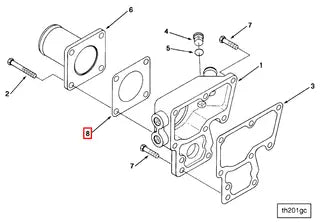 3818841- Cummins Thermostat Housing Gasket
