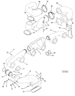 3027653- Cummins Exhaust Manifold Seal