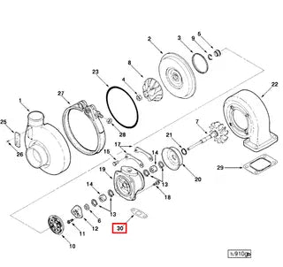 3519807- Cummins Turbocharger Gasket